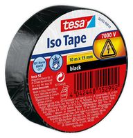 Tesa Isolierband - 15 mm x 10 m - Schwarz