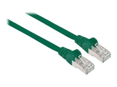 Intellinet Network Patch Cable, Cat7 Cable/Cat6A Plugs, 10m, Green, Copper, S/FTP, LSOH / LSZH, PVC, RJ45, Gold Plated Contacts, Snagless, Booted, Lifetime Warranty, Polybag - Netzwerkkabel - RJ-45 (M)