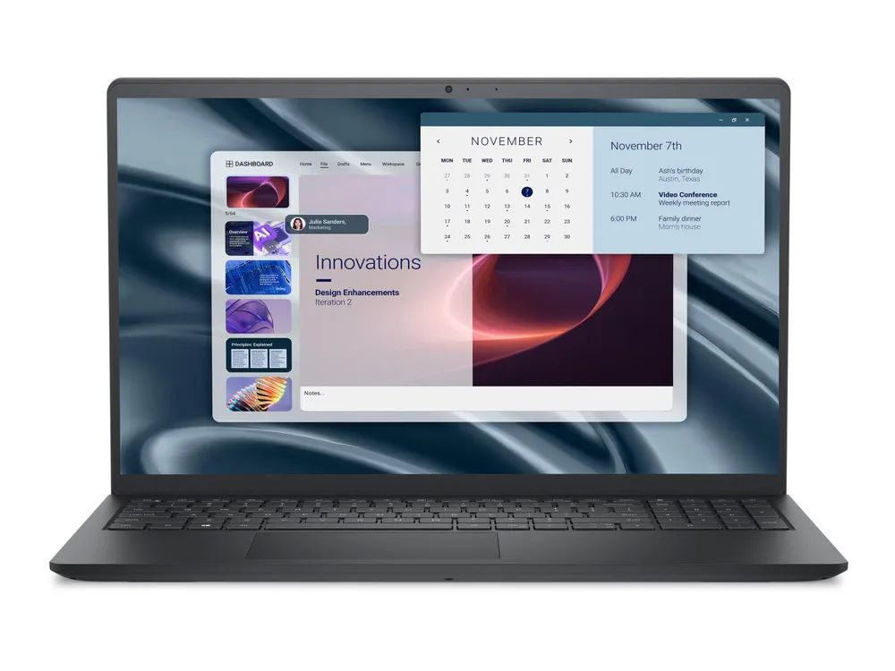 Dell Pro 15 Essential PV15255 - AMD Ryzen 5 7520U / 2.8 GHz - Win 11 Pro - Radeon 610M - 8 GB RAM - 512 GB SSD NVMe - 39.487 cm (15.6")