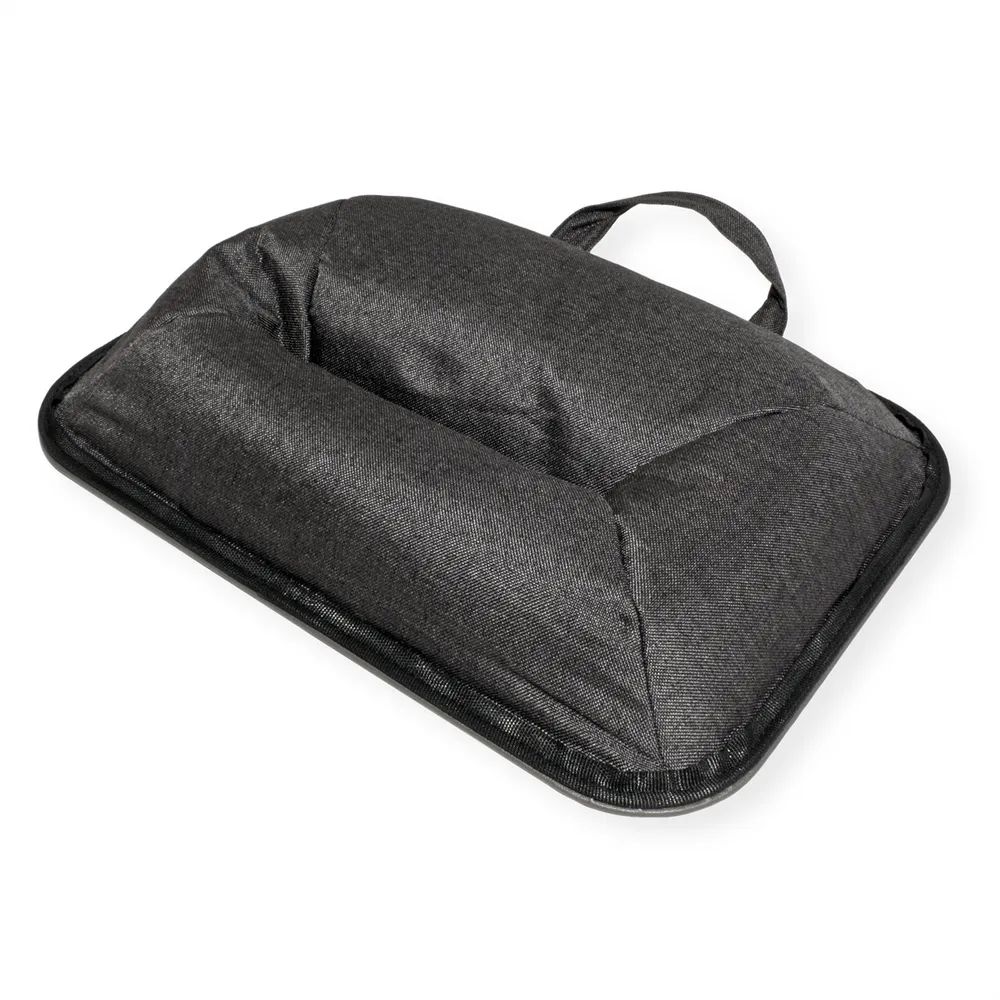 VALUE Knietablett / Laptop-/Tablet-Ablage mit Kissen, grau