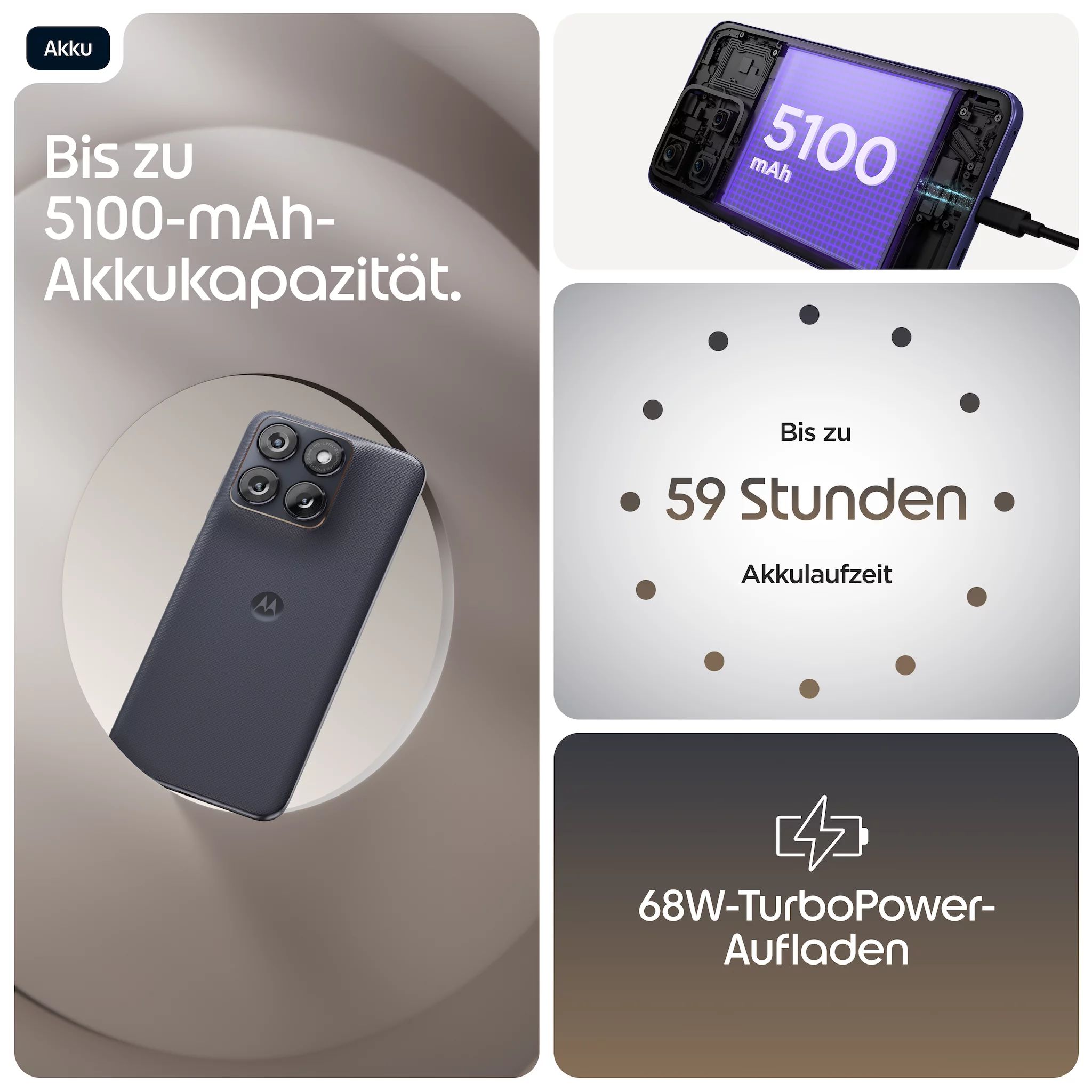 Motorola edge70 Fusion 8/256GB, PANTONE Silhouette
