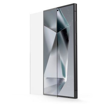 Hama Handy-Schutzglas "Clear Protect" für Samsung Galaxy S24 Ultra, Montagehilfe