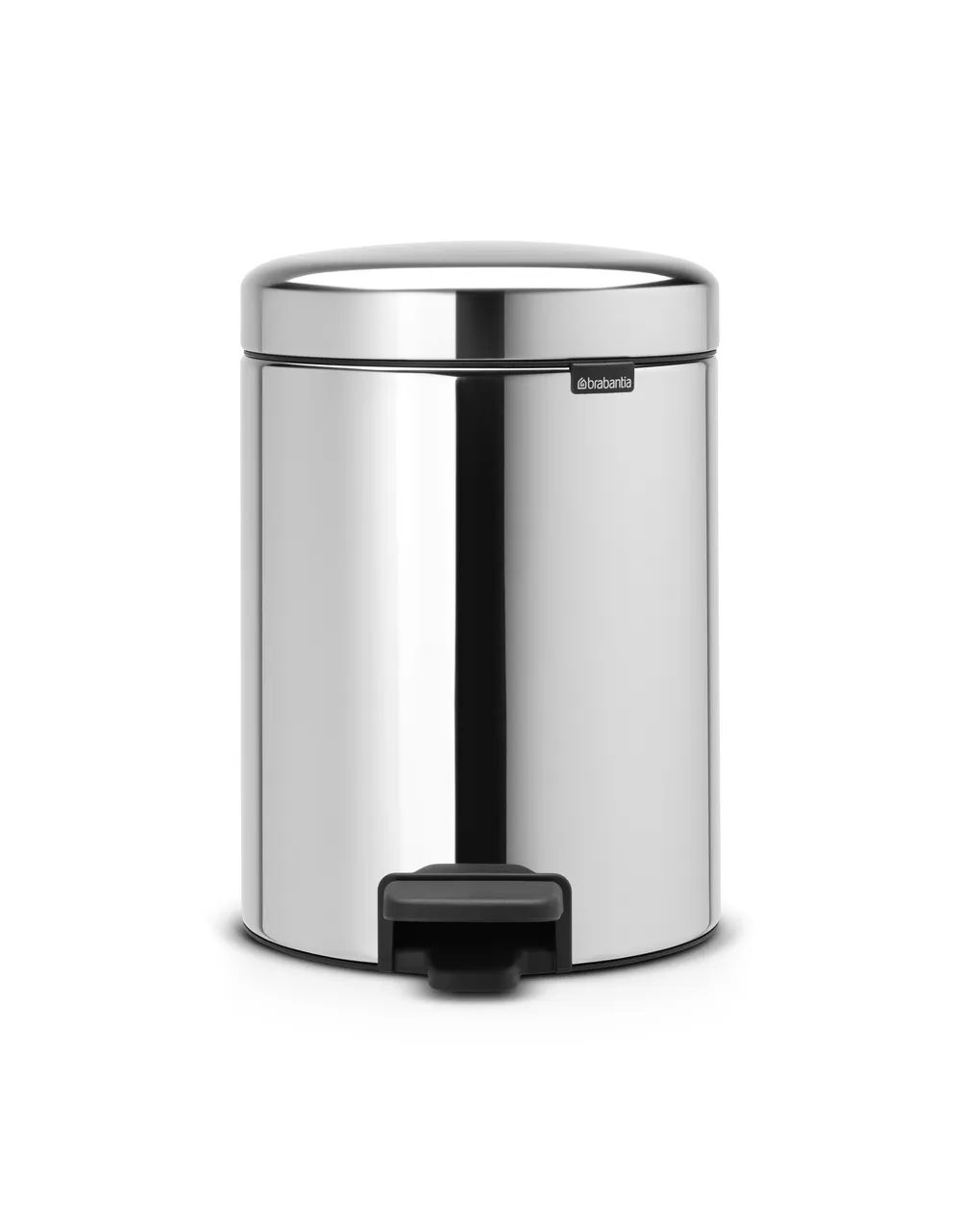 Brabantia NewIcon Treteimer, 5L - Brilliant Steel