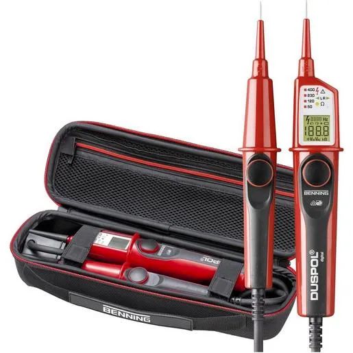 Benning SPANNUNGSPRÜFER INKL. TASCHE / BENNIN DUSPOL DIGITAL SET 050264