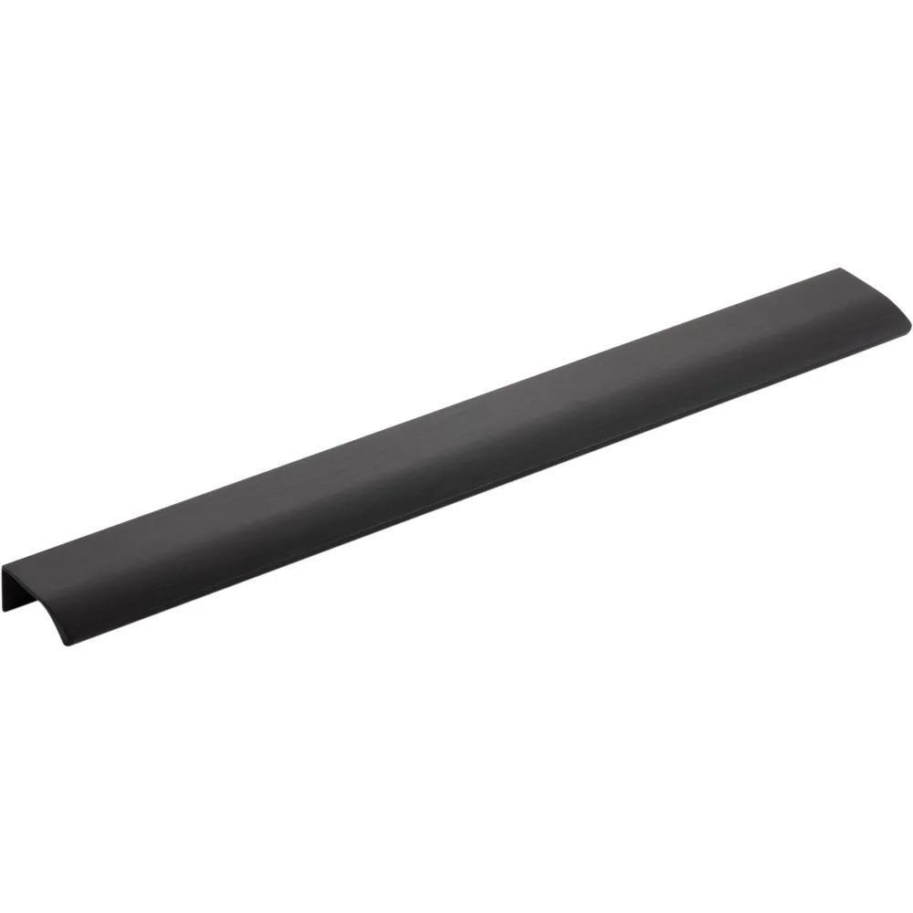 Furnipart Griffleiste Edge Straight LA 2 x 160 mm, Länge 350 mm,Aluminium schwarz matt