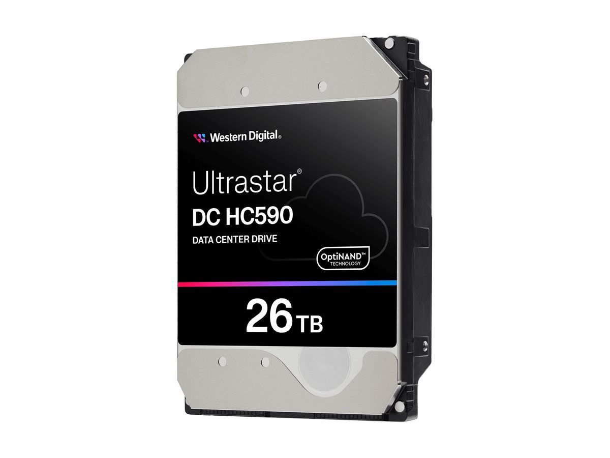 WD Ultrastar DC HC590 - Festplatte - Datencenter - verschlüsselt - 26 TB - intern - 3.5" (8.9 cm)