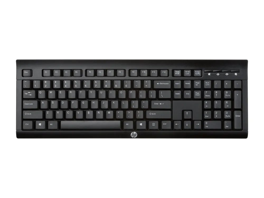 HP K2500 - Tastatur - kabellos - 2.4 GHz - Arabisch/Englisch