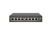 LevelOne Hilbert 8-Port Gigabit PoE Smart Lite Switch - 802.3at/af PoE - 8 PoE Ausgänge - 112.8W PoE-Leistungsbudget - Managed - L2 - Gigabit Ethernet (10/100/1000) - Vollduplex - Power over Ethernet (PoE)