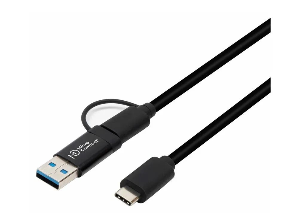 MicroConnect USB-Kabel - USB Typ A, 24 pin USB-C (M)