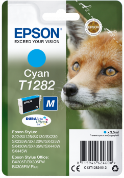 Epson T1282 Tinte Fuchs Single, Standard, cyan