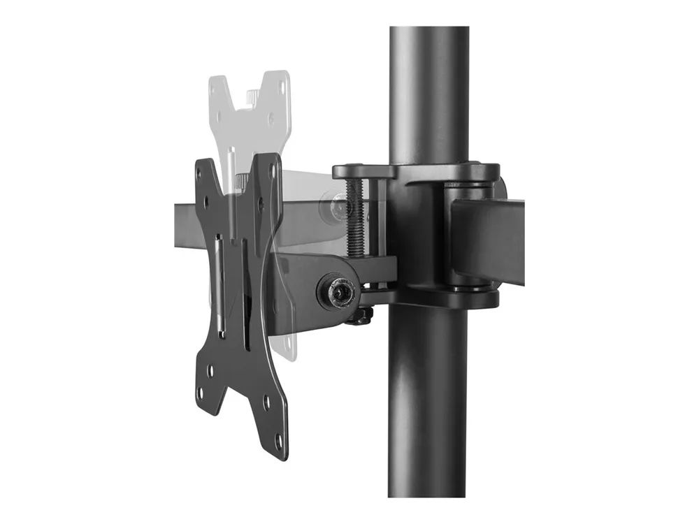Neomounts FPMA-D550D3 - Befestigungskit - Voll beweglich - für 3 LCD-Anzeigen - Stahl - Schwarz - Bildschirmgröße: 25.4-68.6 cm (10"-27")