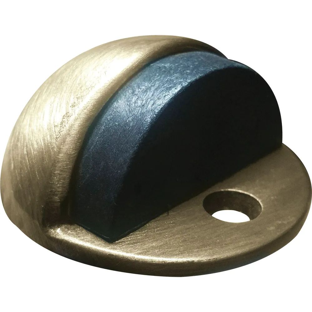 FONDERIA MARCHESI S.P.A.  MARCHESI Bodentürpuffer - Bodenplatte ø 45mm,Anschlaghöhe 17mm,Messing patiniert