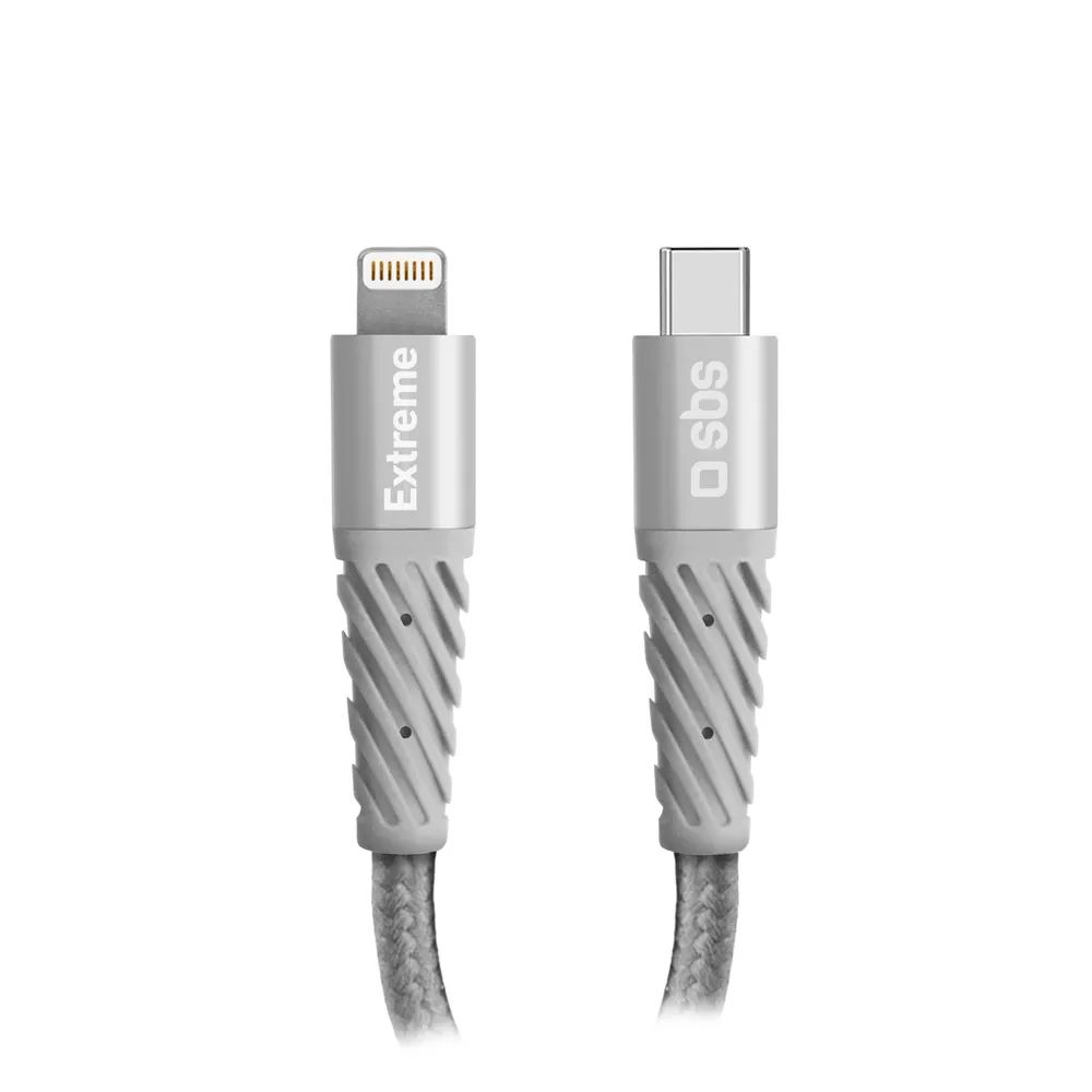 SBS Daten- u. Ladekabel aus Aramidfaser, USB-A  USB-C, 1,5m