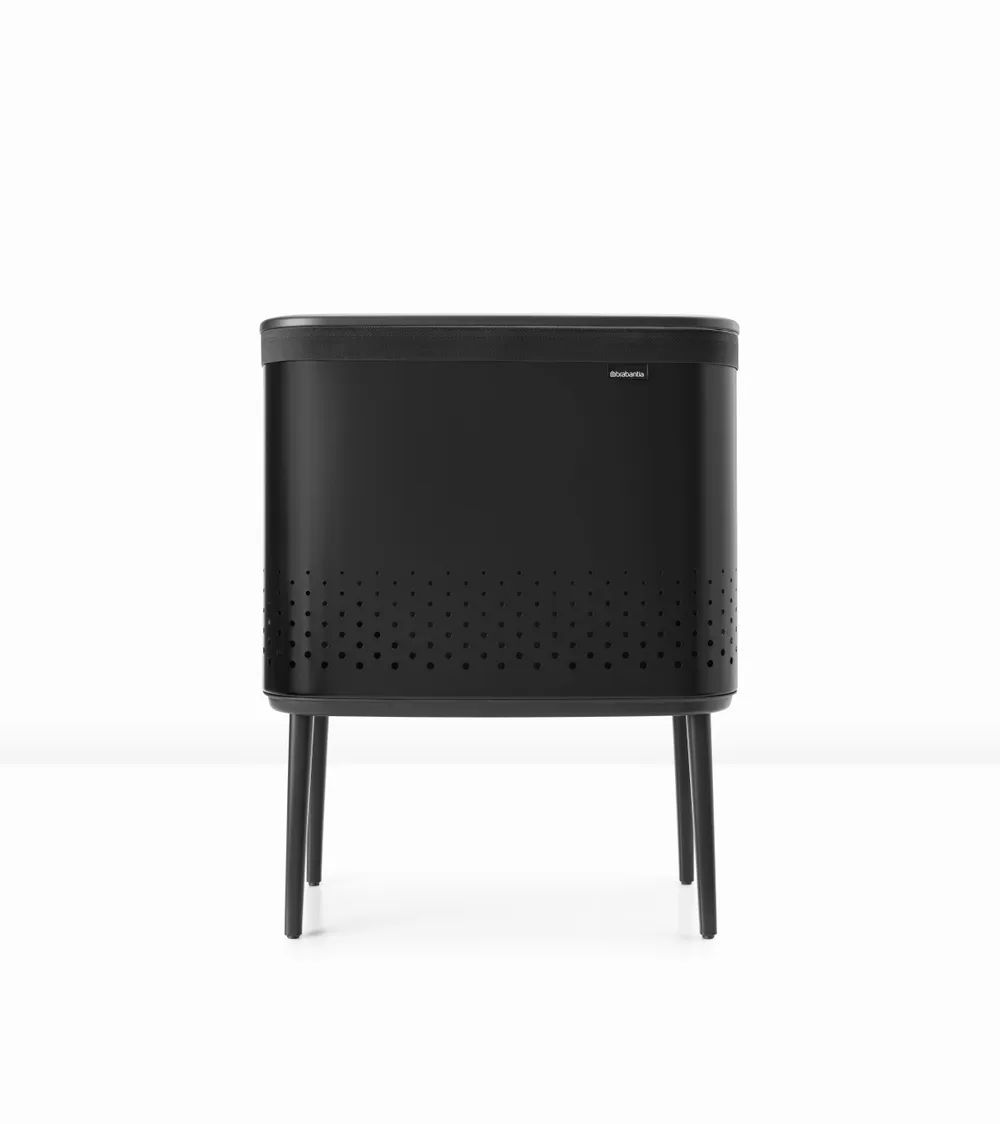 Brabantia Bo Wäschekorb, 60 L - Matt Black