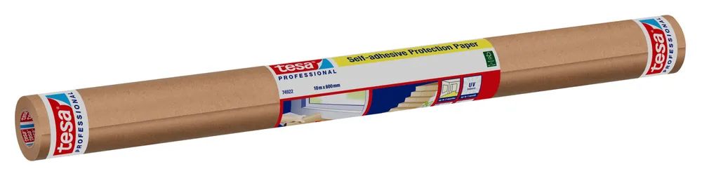 Tesa 74922-02 - klebendes Schutzpapier 10 m x 60 cm