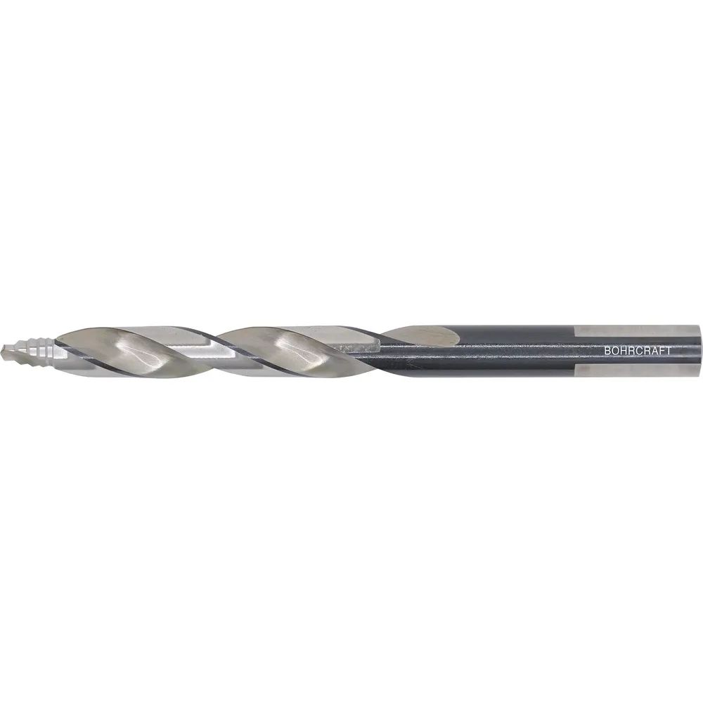 BOHRCRAFT Spiralbohrer Turbo Step HSS-G 3-Flächenschaft ø 10,0 x 133 mm