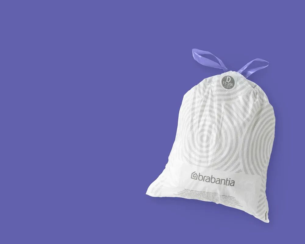 Brabantia PerfectFit Müllbeutel D, 15L - White