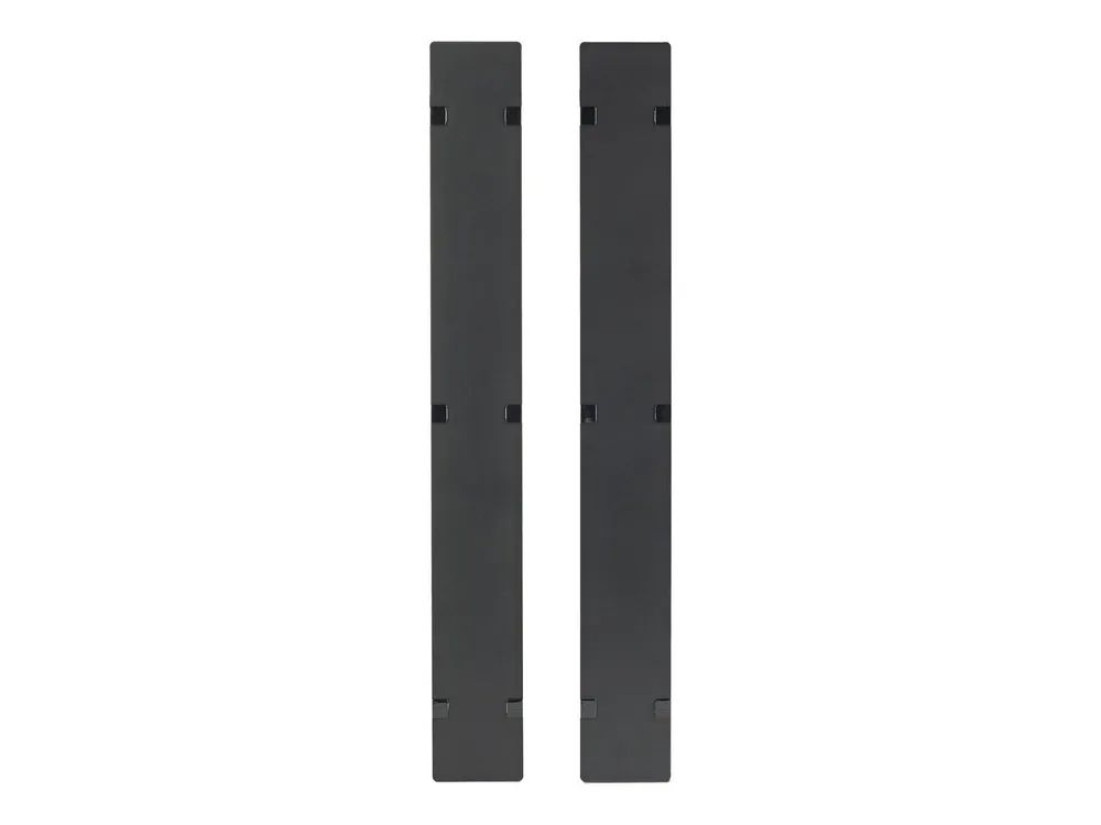 APC Rack-Kabelführungskonsolen-Abdeckung - Schwarz - 48U - TAA-konform (Packung mit 2)