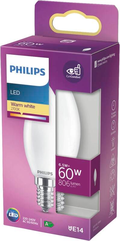 Philips LED classic 60W E14 WW B35 FR ND SRT4