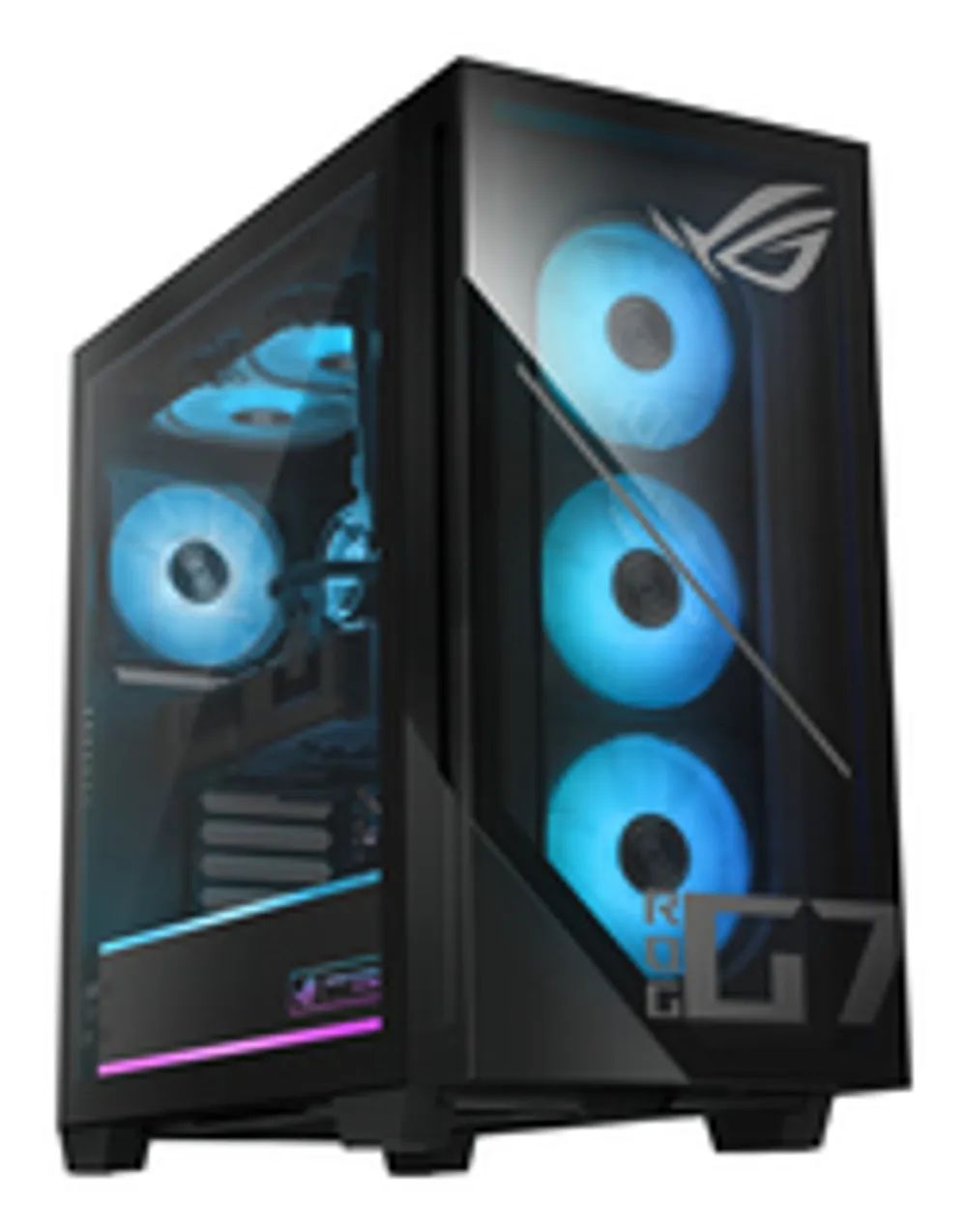 ASUS ROG - Komplettsystem - AMD R7 4,7 GHz - RAM: 32 GB DDR5, SDRAM - HDD: 2.000 GB - NVIDIA GeForce RTX 5000
