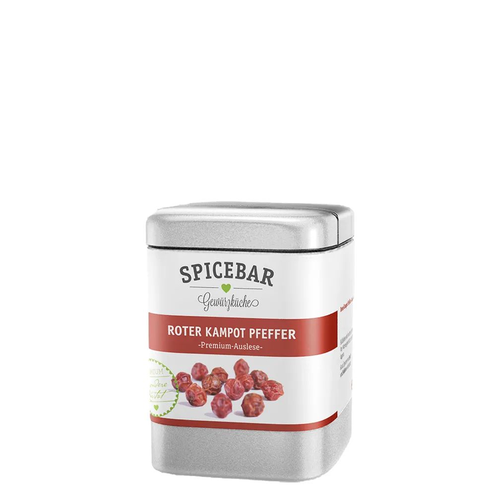 GEFU Spicebar Roter Kampot Pfeffer, ganz Inhalt 80g