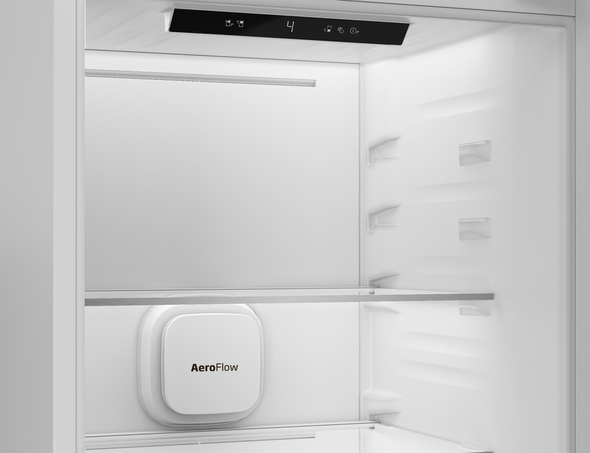 Beko B7BCNA326HS Einbau Kühl-/Gefrierkombi, Nutzinhalt:300 L, mit Schlepptürtechnik