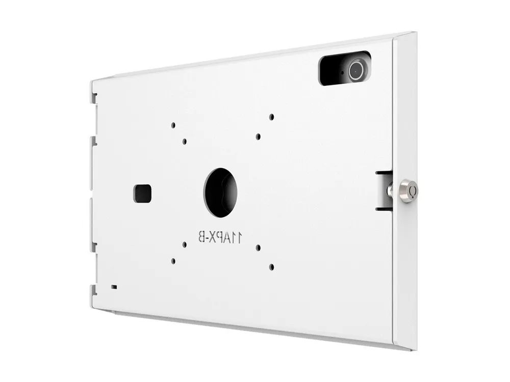 Compulocks iPad Air M2 & M3 11", Apex Secured Enclosure Wall Mount - White - Gehäuse - für Tablett - Glasbefestigung, Raum - verriegelbar - hochwertiges Aluminium - weiß - Bildschirmgröße: 27.94 cm (11")