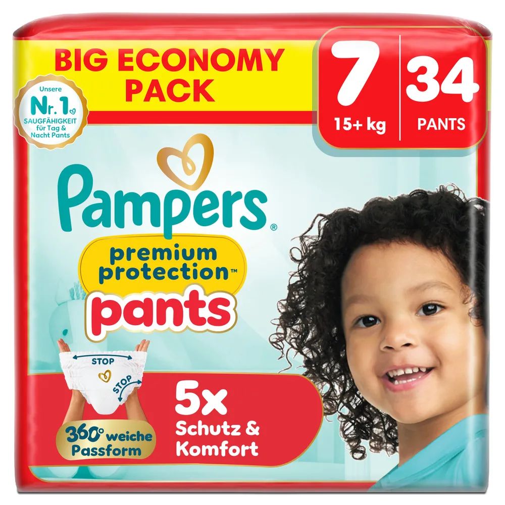 Pampers Premium Protection Pants Gr.7 Extra Large 15+kg Big 
