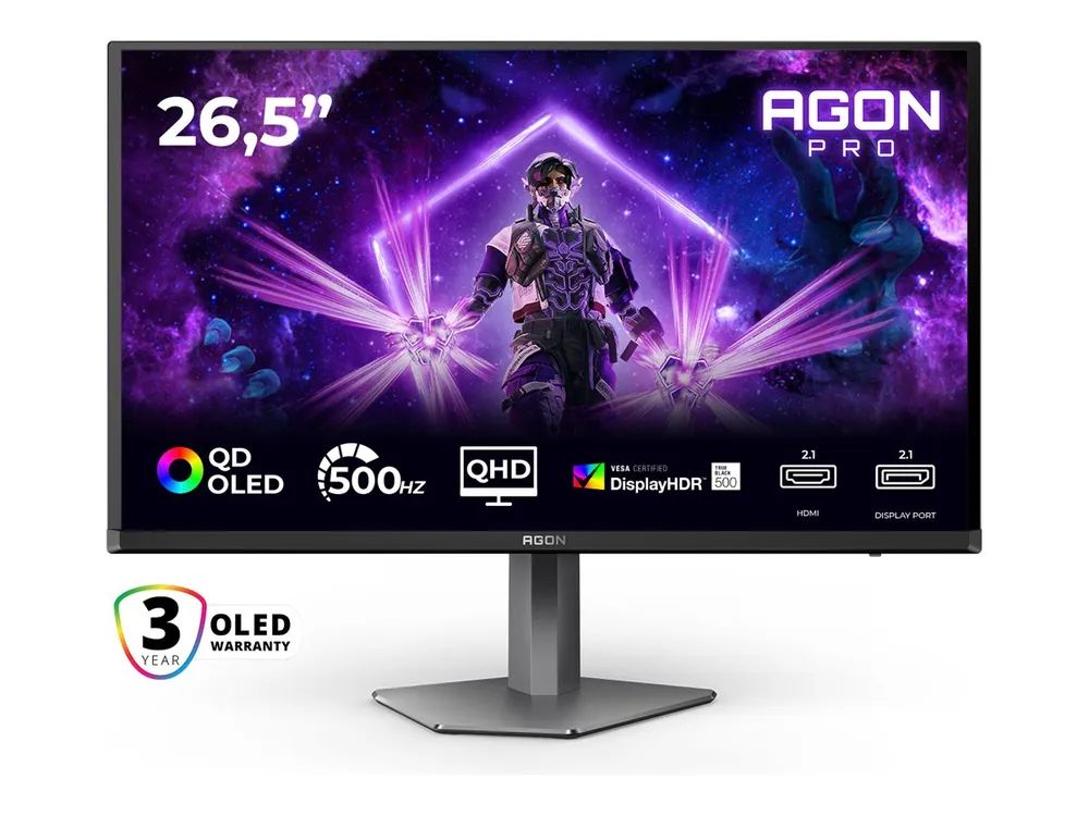 AOC AGON PRO AG276QKD2 - AG6 Series - OLED-Monitor - Gaming - 68.6 cm (27")