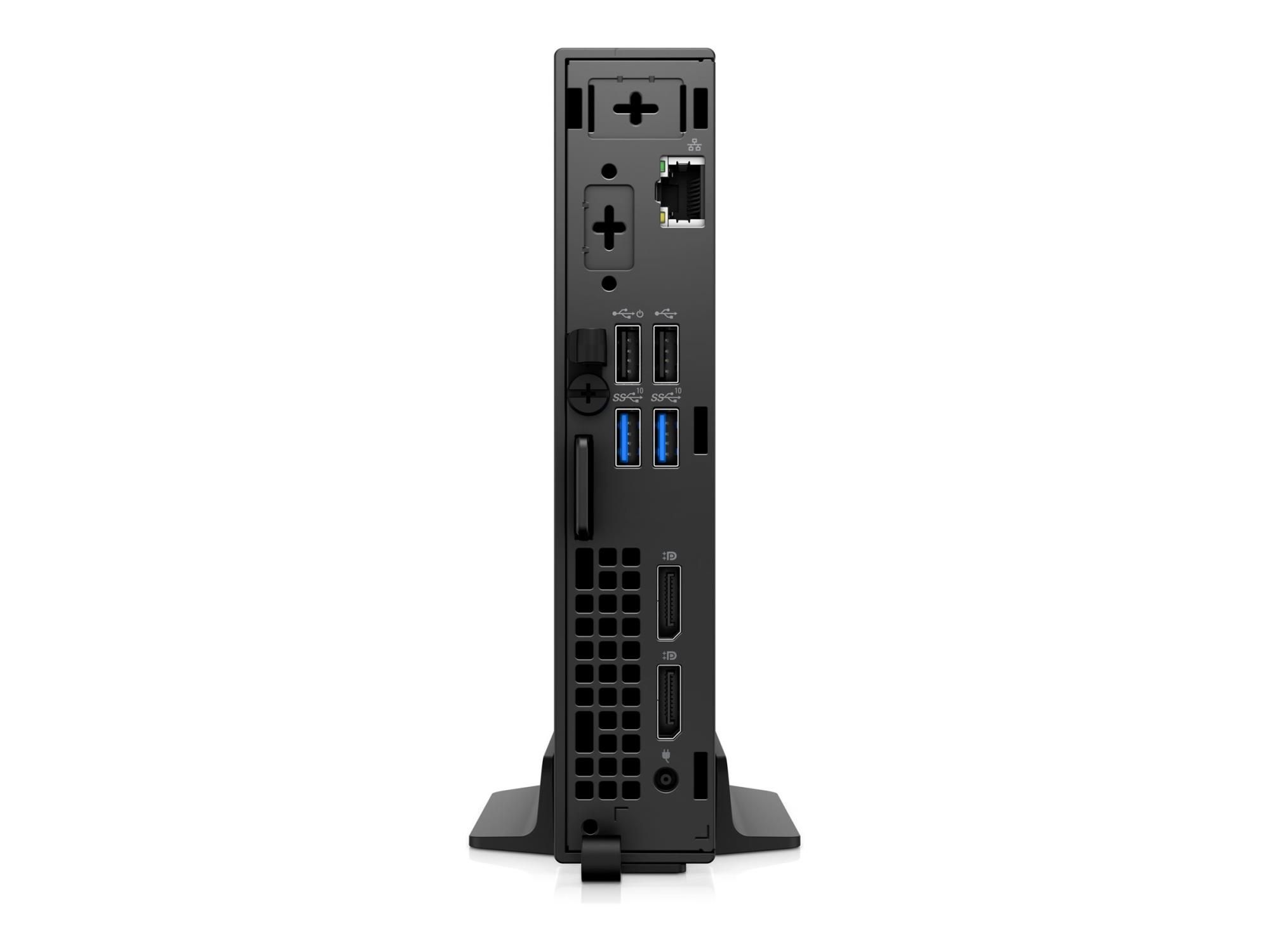 Dell OptiPlex 3000 Thin Client - Thin Client - DTS - 1 x Pentium Silver N6005 / 2 GHz - RAM 8 GB - SSD 256 GB - NVMe, Class 35 - UHD Graphics - Wi-Fi 6E, Bluetooth, 1GbE - WLAN: 802.11a/b/g/n/ac/ax (Wi-Fi 6E)