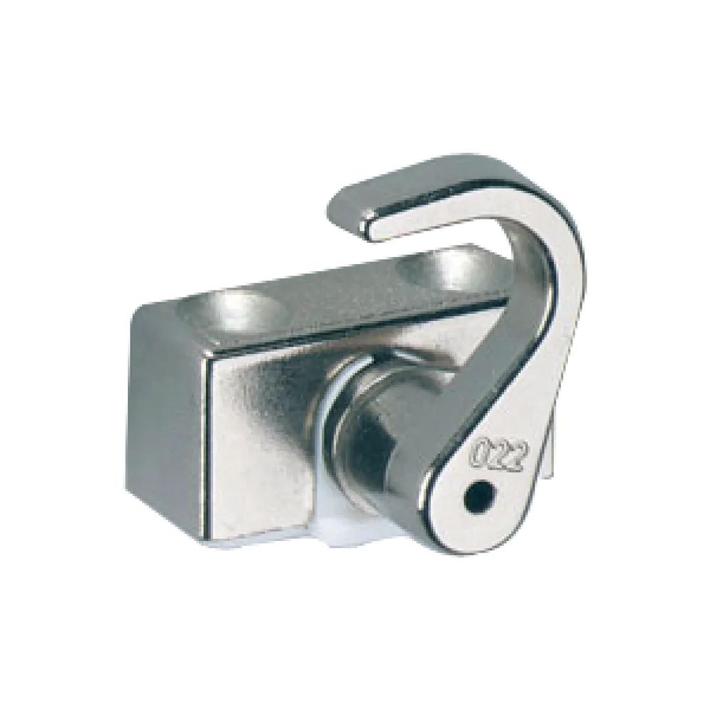 HETTICH PRESTIGE 2000 Schließhaken zum Anschrauben, rechts, Stahl vernickelt