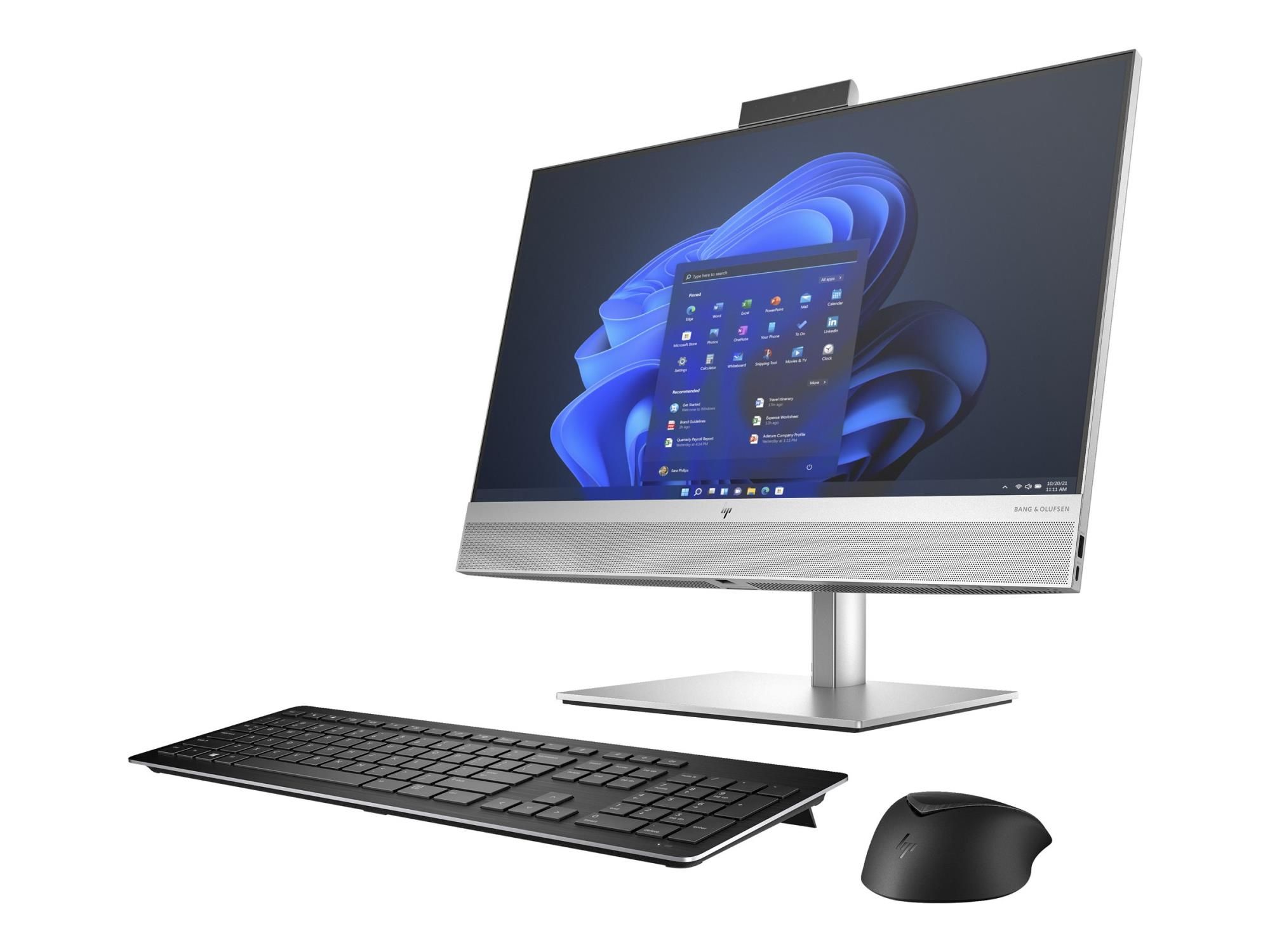 HP EliteOne 840 G9 - All-in-One (Komplettlösung) - Core i7 i7-14700 / 2.1 GHz - vPro - RAM 16 GB - SSD 512 GB - NVMe - UHD Graphics 770 - 1GbE, Wi-Fi 6E, Bluetooth 5.3 - WLAN: 802.11a/b/g/n/ac/ax (Wi-Fi 6E)