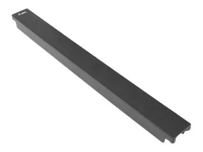 Lanberg Rack - Leerkonsole - Schwarz - 1U - 48.3 cm (19")