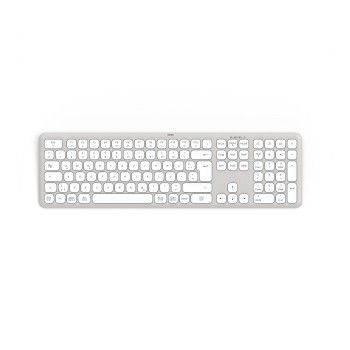 Hama Multi-Device-Tastatur "WK-550", kabellos, Funk u. Bluetooth®, WS, QWERTZ DE