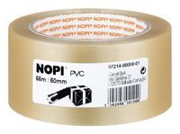 Tesa Nopi Pack PVC geprägt 66m 50mm transparent