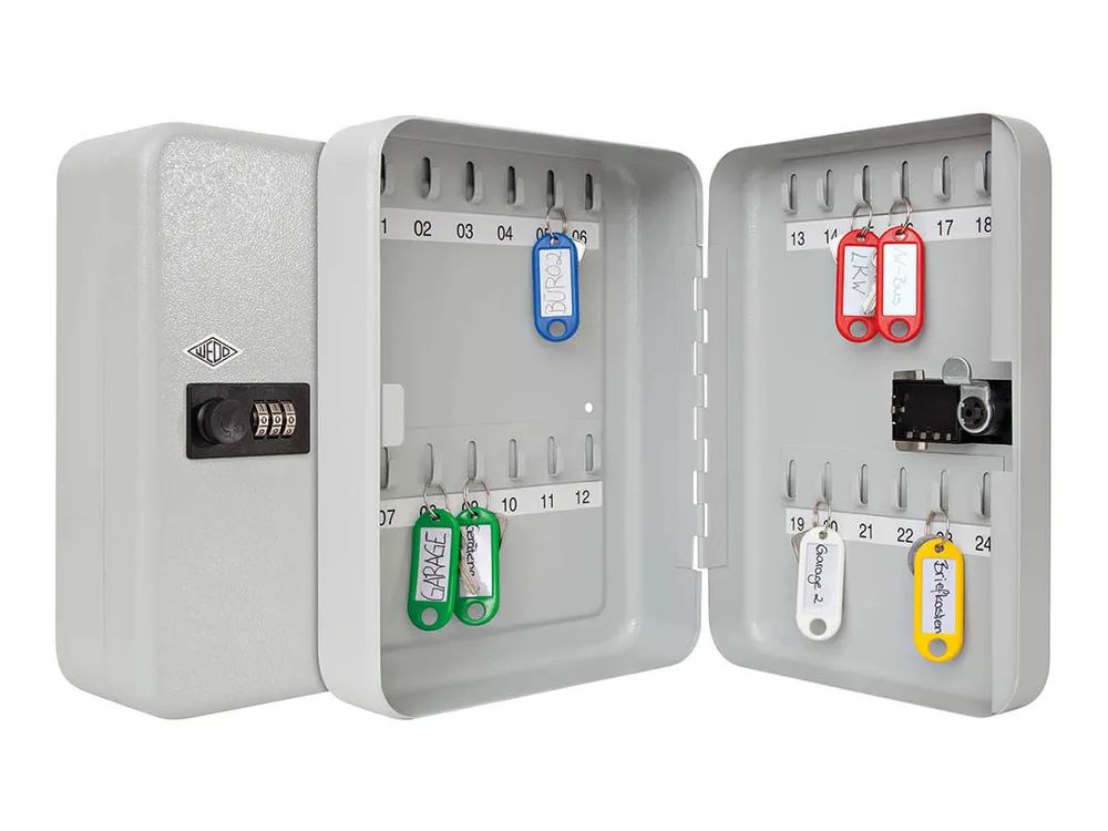 WEDO Schlüsselschrank - 24 Haken - Stahl