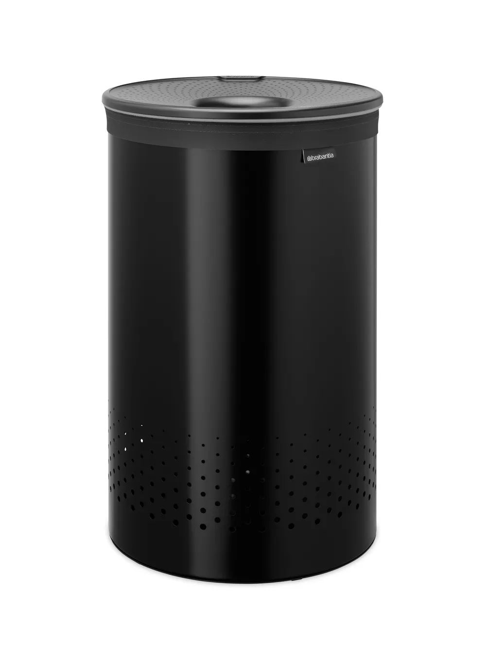 Brabantia Wäschebox 60L, Kunststoffdeckel - Matt Black