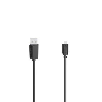 Hama Mini-USB-Kabel, Mini-B8-Stecker, USB 2.0, 480 Mbit/s, 1,50 m
