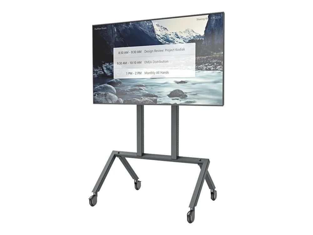 Heckler Design Heckler AV - Wagen - für LCD-Display - Stahl - Black Gray - Bildschirmgröße: 127-191 cm (50"-75")