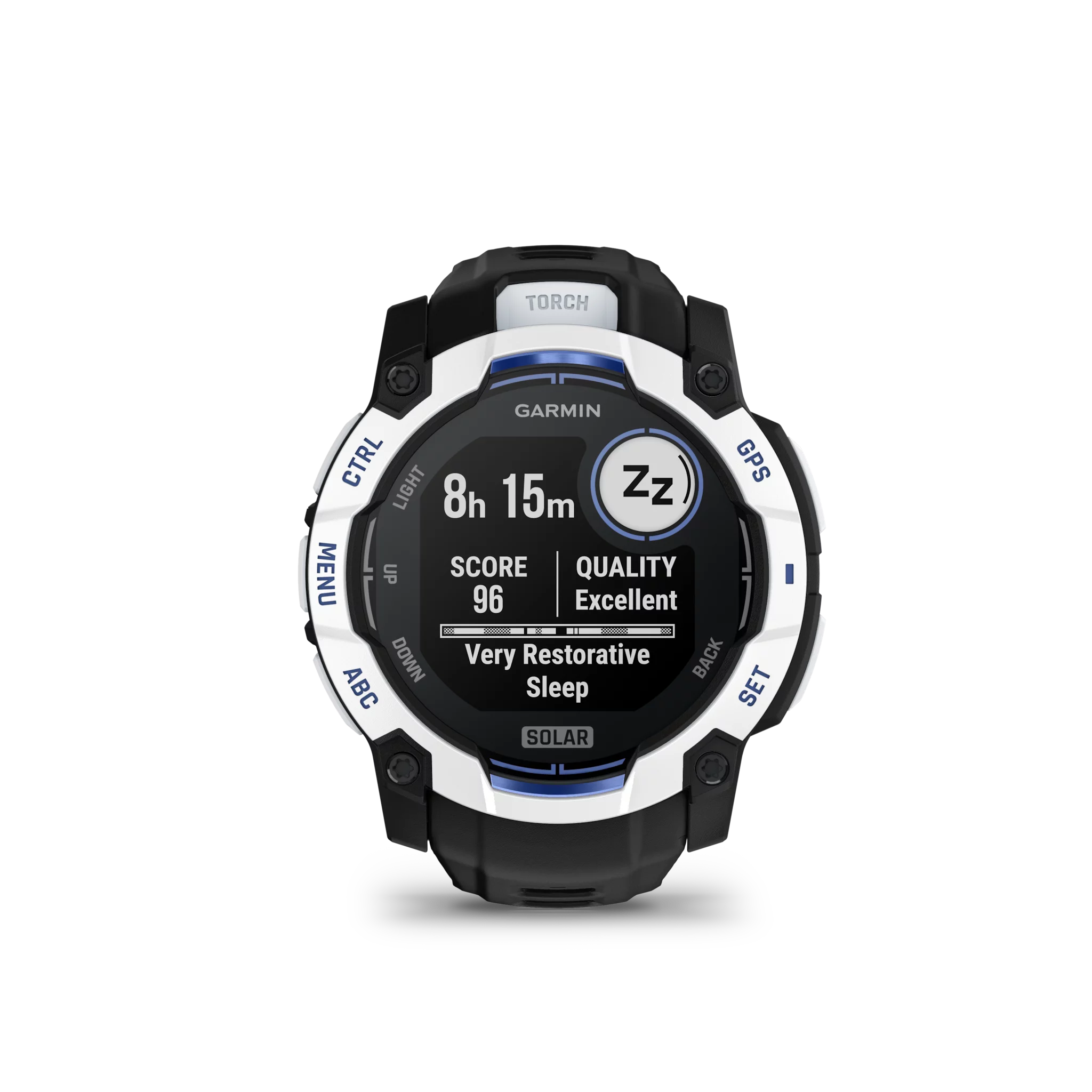 Garmin Instinct 3,50mm,Solar,Whitestone mit Black Band,WW