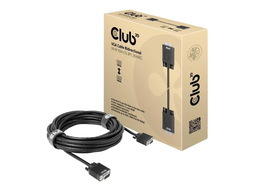 Club 3D VGA-Kabel - HD-15 (VGA) (M) zu HD-15 (VGA)
