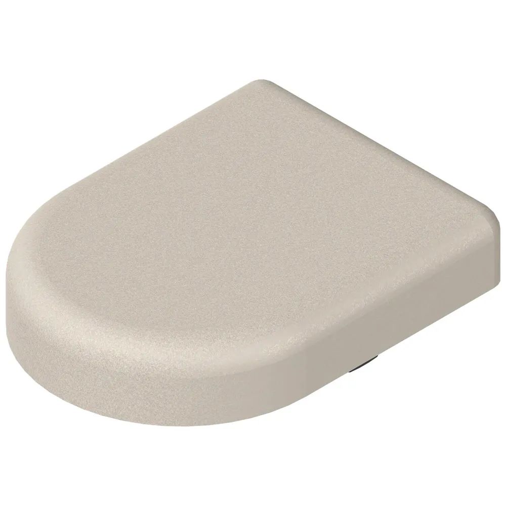 BLUM CLIP top Topfabdeckung - Glastürscharnier D-Form,Kunststoff matt vernickelt