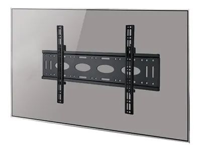 B-TECH BT8442 - Befestigungskit (Wandplatte, 2 Schnittstellenarme) - schmal - für LCD-Display - Schwarz - Bildschirmgröße: up to 203 cm (bis zu 80")