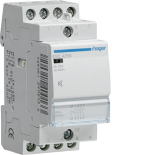 Hager SCHÜTZ 25A 4S 230VAC/220DC BRU / HAGER ESC425S