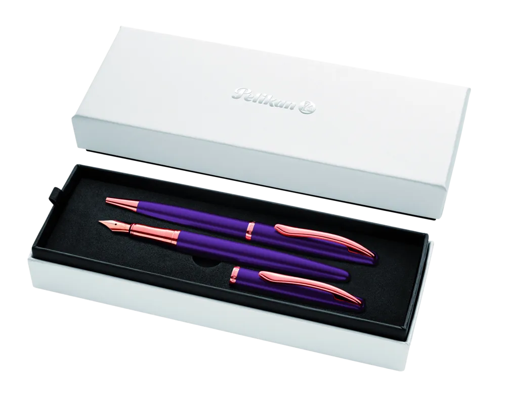 Pelikan Füllhalter & Kugelschreiber Jazz® Noble Elegance im Set, Viola