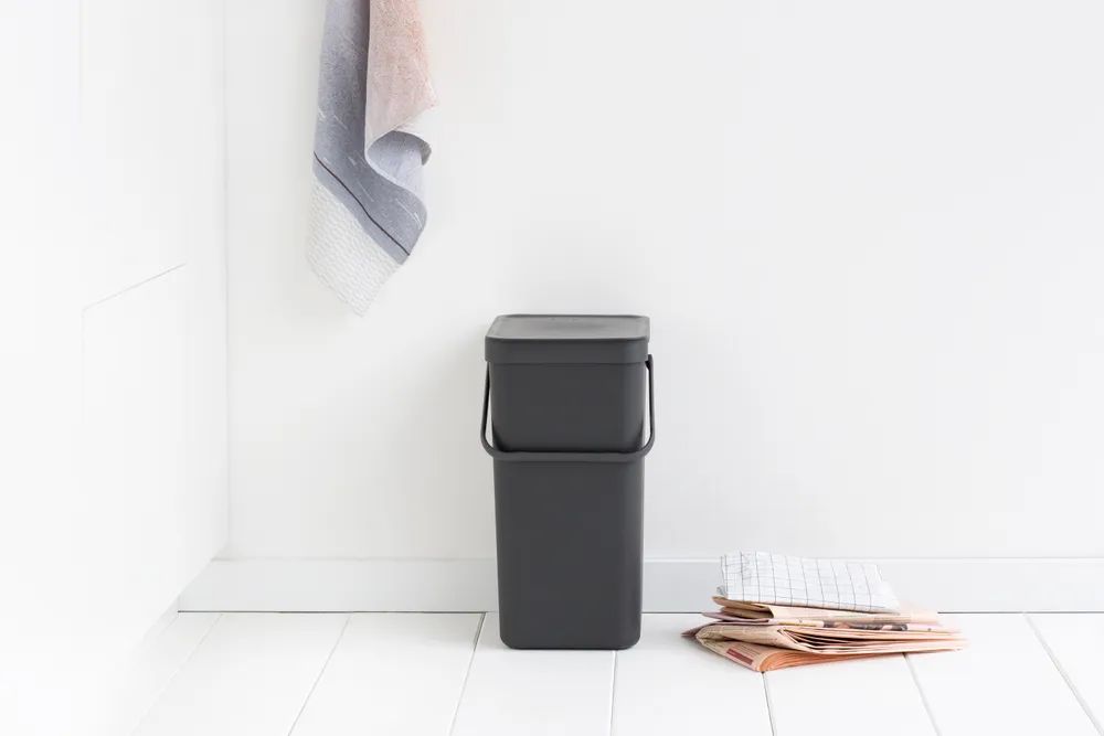 Brabantia Abfallbehälter 'Sort & Go', 16L - Grey