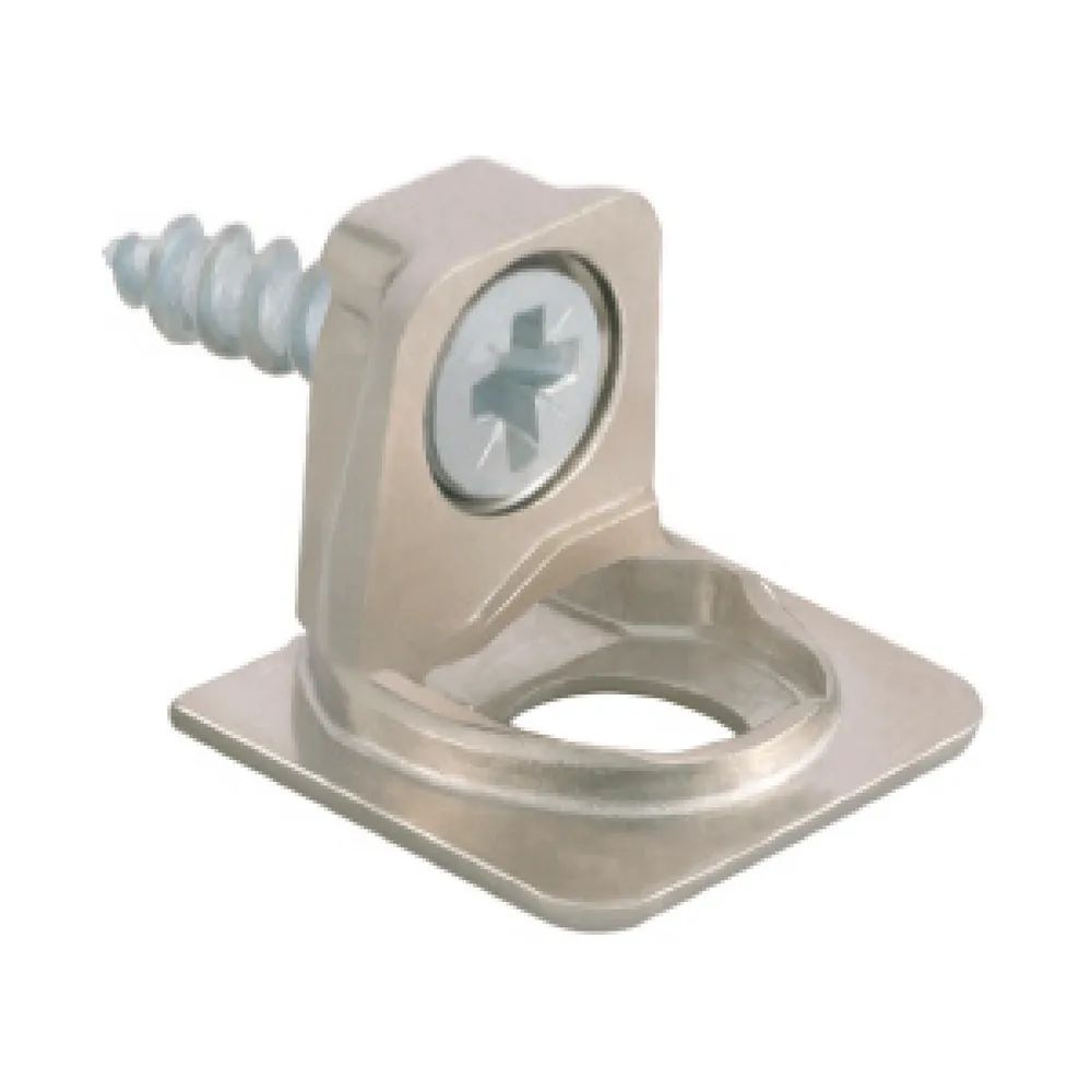 ITALIANA FERRAMENTA Tablar-Bodenträger PK2 Tablarstärke 25 mm ø 3 mm, vernickelt