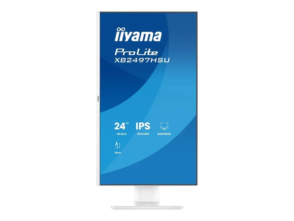 Iiyama XB2497HSU-W1 24" LCD Business Full HD IPS White - 24" - IPS