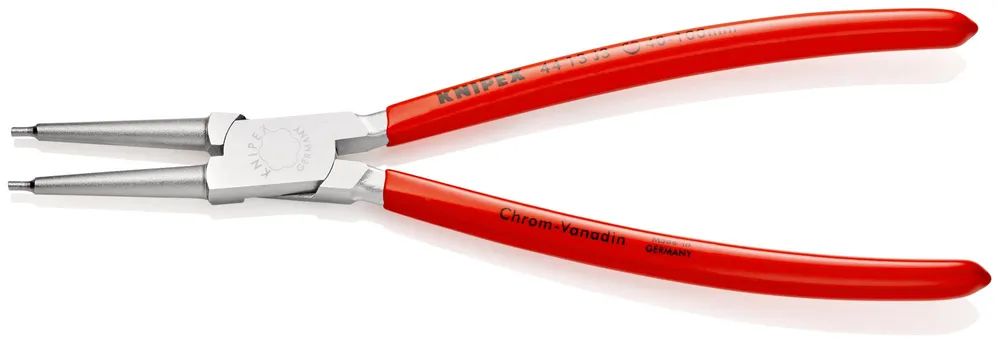 KNIPEX Sicherungsringzange für Innenringe in Bohrungen mit Kunststoff überzogen verchromt 225 mm