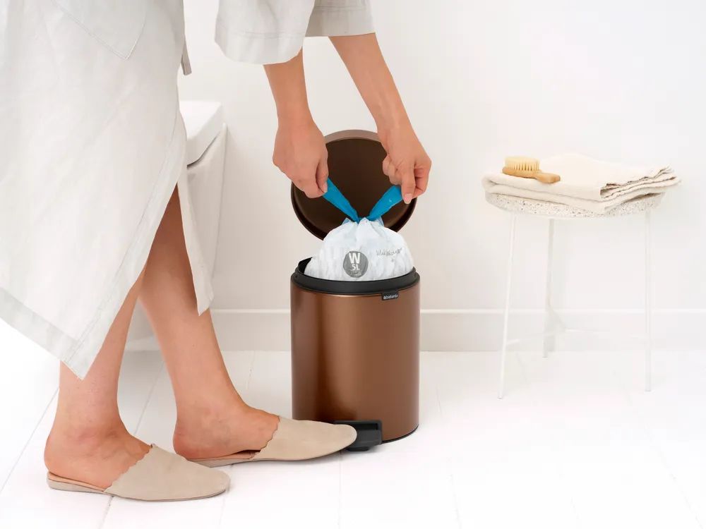 Brabantia NewIcon Treteimer, 5L - Warm Bronze